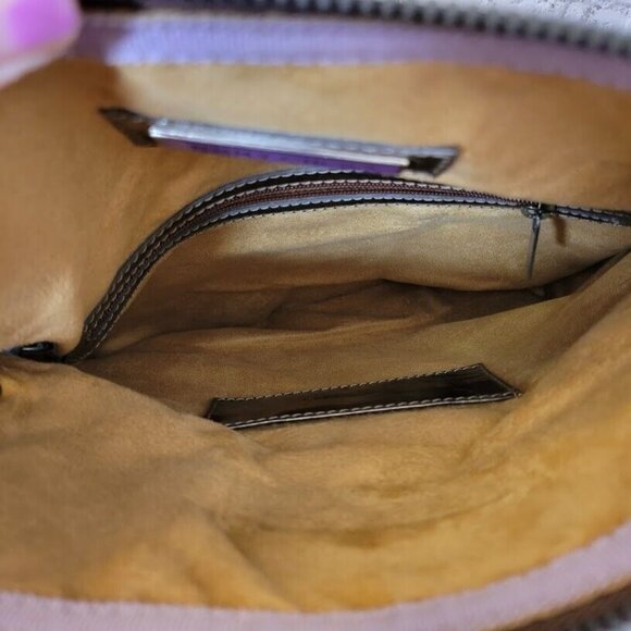 Jimmy Choo Clutch Wristlet Bag Foldover Metallic 11 X 6 Distressed Logo … - Picture 6 of 15